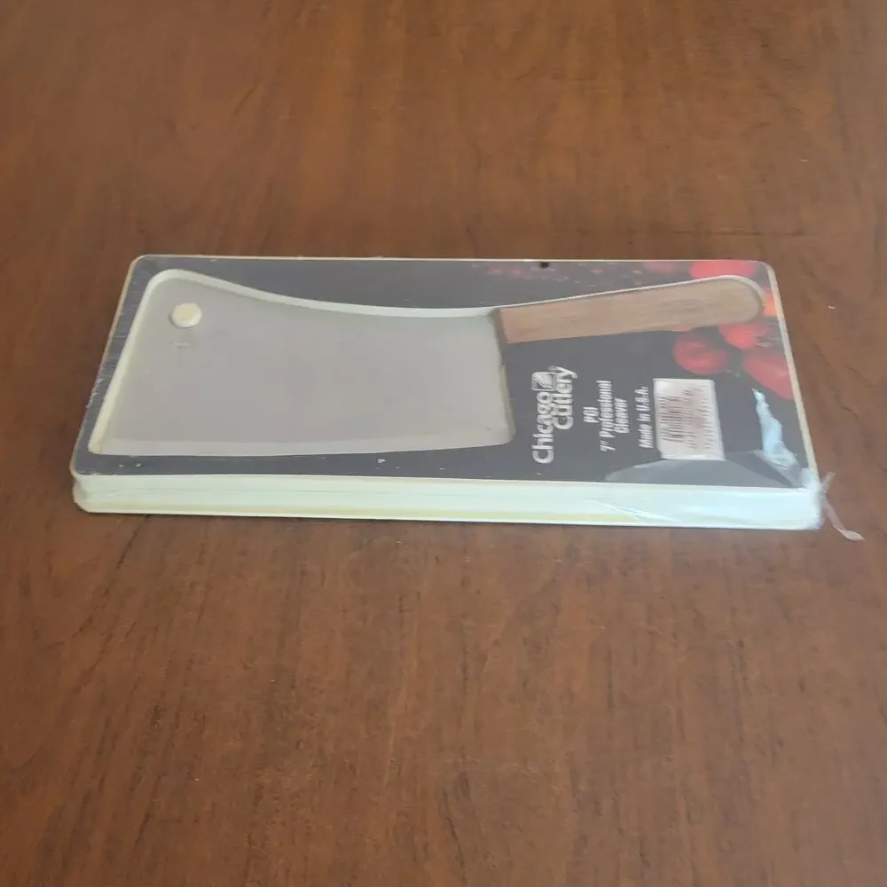 Vintage Chicago Cutlery PC1 Professional 7-Inch Meat Cleaver New